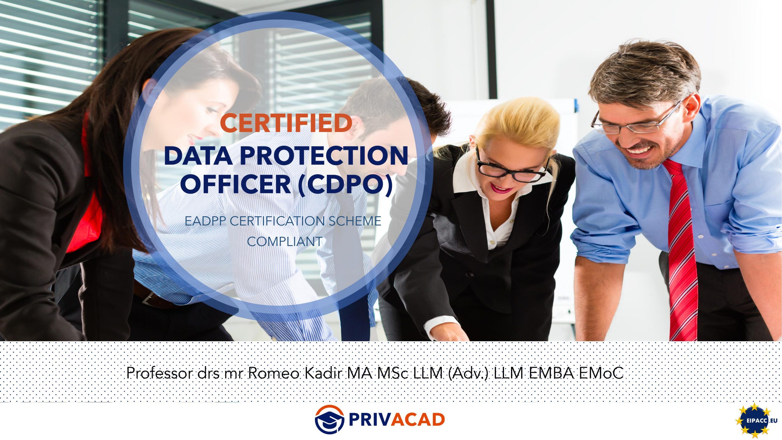 COVER CDPO EIPACC CERTIFIED COVER CDPO EIPACC CERTIFIED