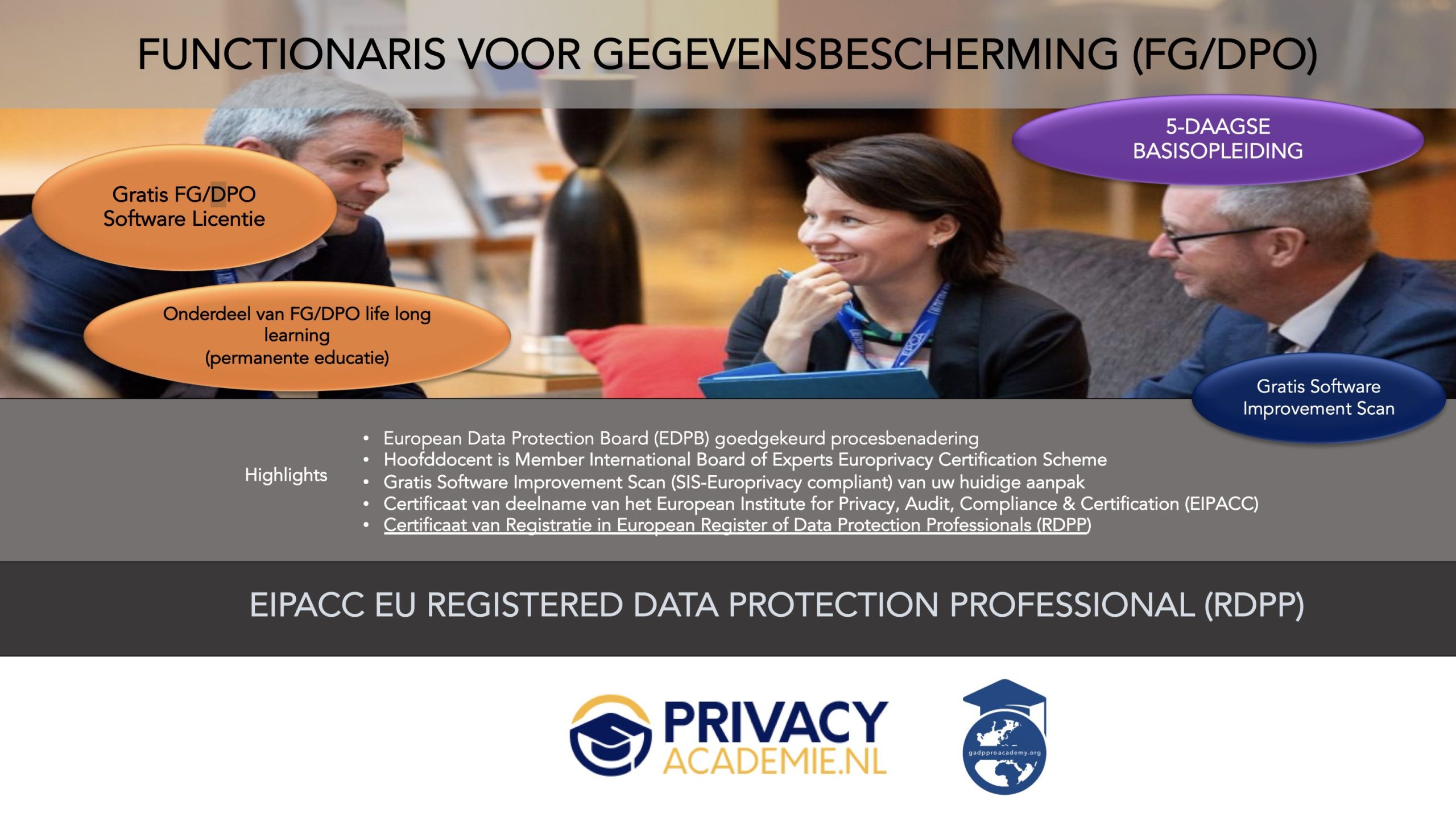 Opleiding FG DPO www.privacyacademie.nl