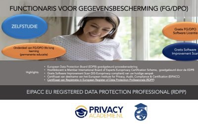 Zelfstudie Opleiding EU Geregistreerd Functionaris voor Gegevensbescherming (FG)  Registered Data Protection Officer (DPO)